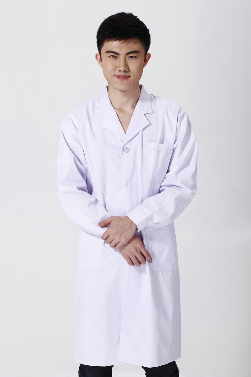  Male doctor's white winter clothes