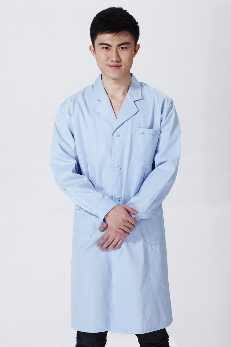  Male doctor's blue winter clothes