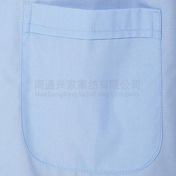  Male doctor's blue summer clothing