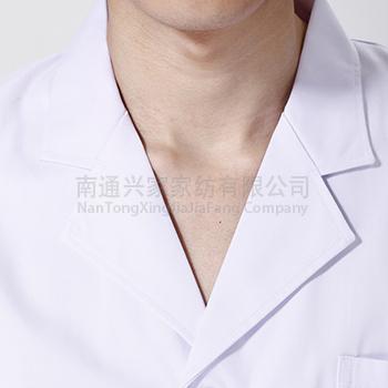 Male doctor summer short white shirt