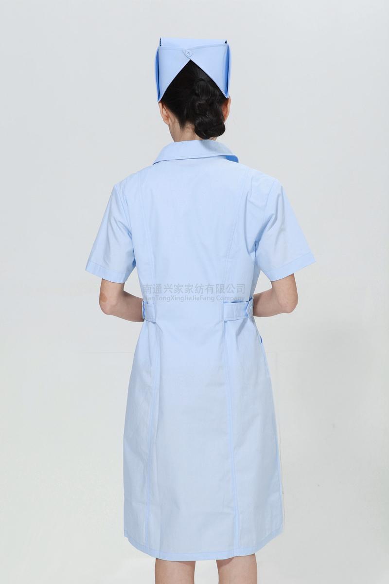 Blue nurse suit summer doll collar