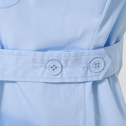 Blue nurse suit summer doll collar